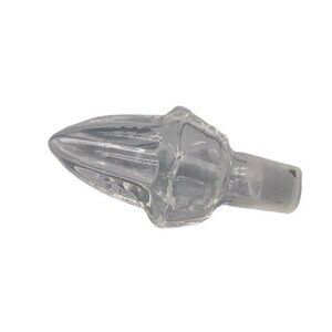 drink clear glass stopper 3.5" barware READ